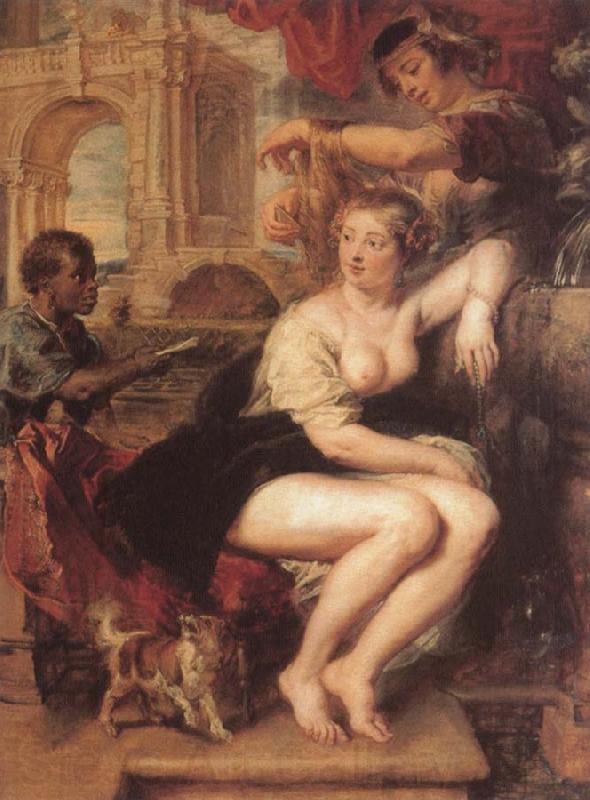 Peter Paul Rubens Bathsheba at the Fountain France oil painting art